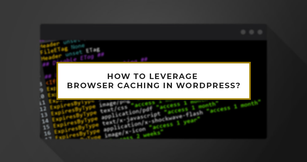 LEVERAGE BROWSER CACHING IN WORDPRESS