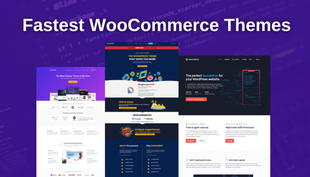 The Fastest WooCommerce Themes