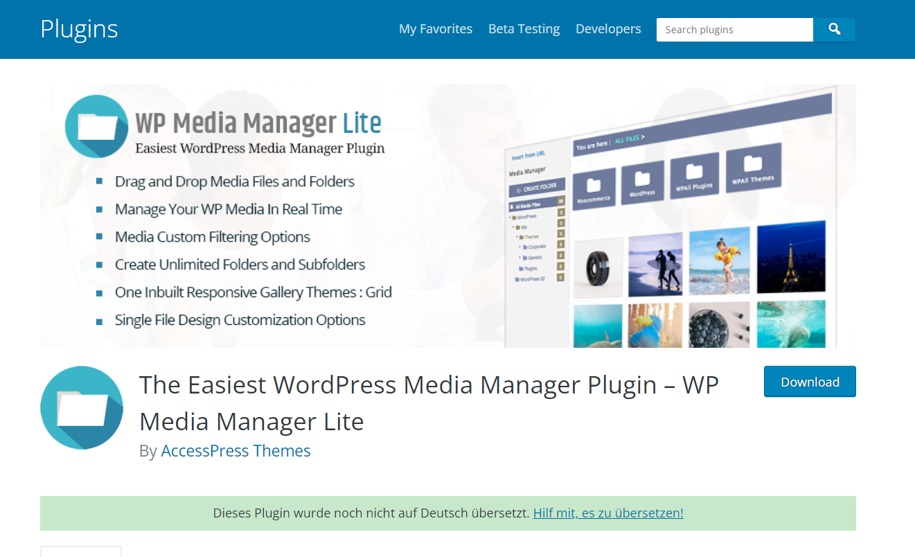 WP Media Manager