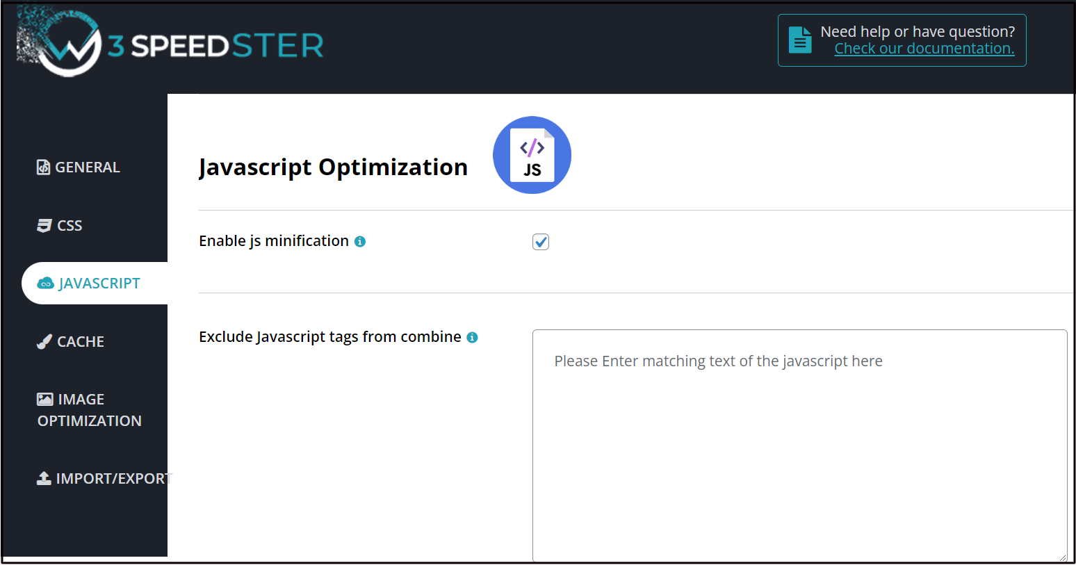 javascript optimization