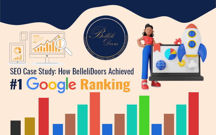 seo case study belleli doors