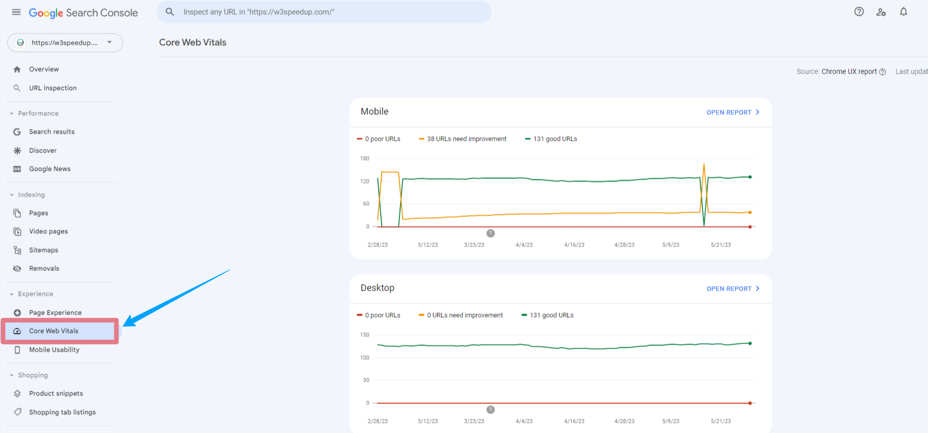 ANALYZING WEBSITE SPEED WITH GOOGLE SEARCH CONSOLE 