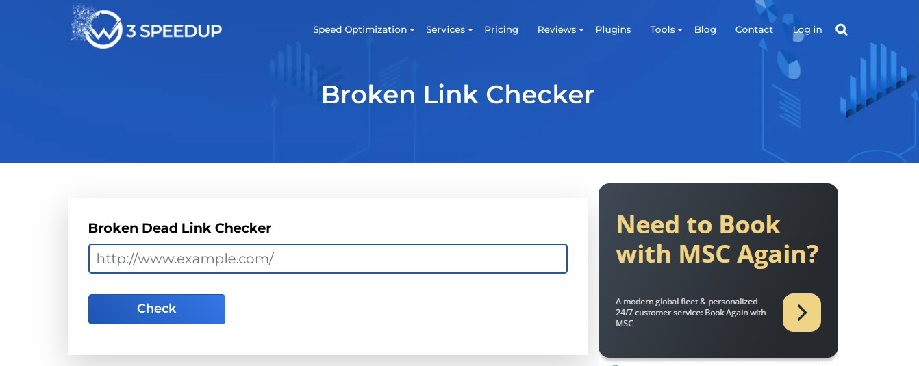 Broken Link Checker - Free SEO Tools