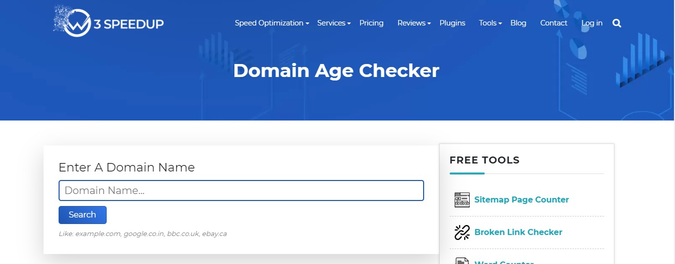 Domain Age Checker- Free SEO Tools